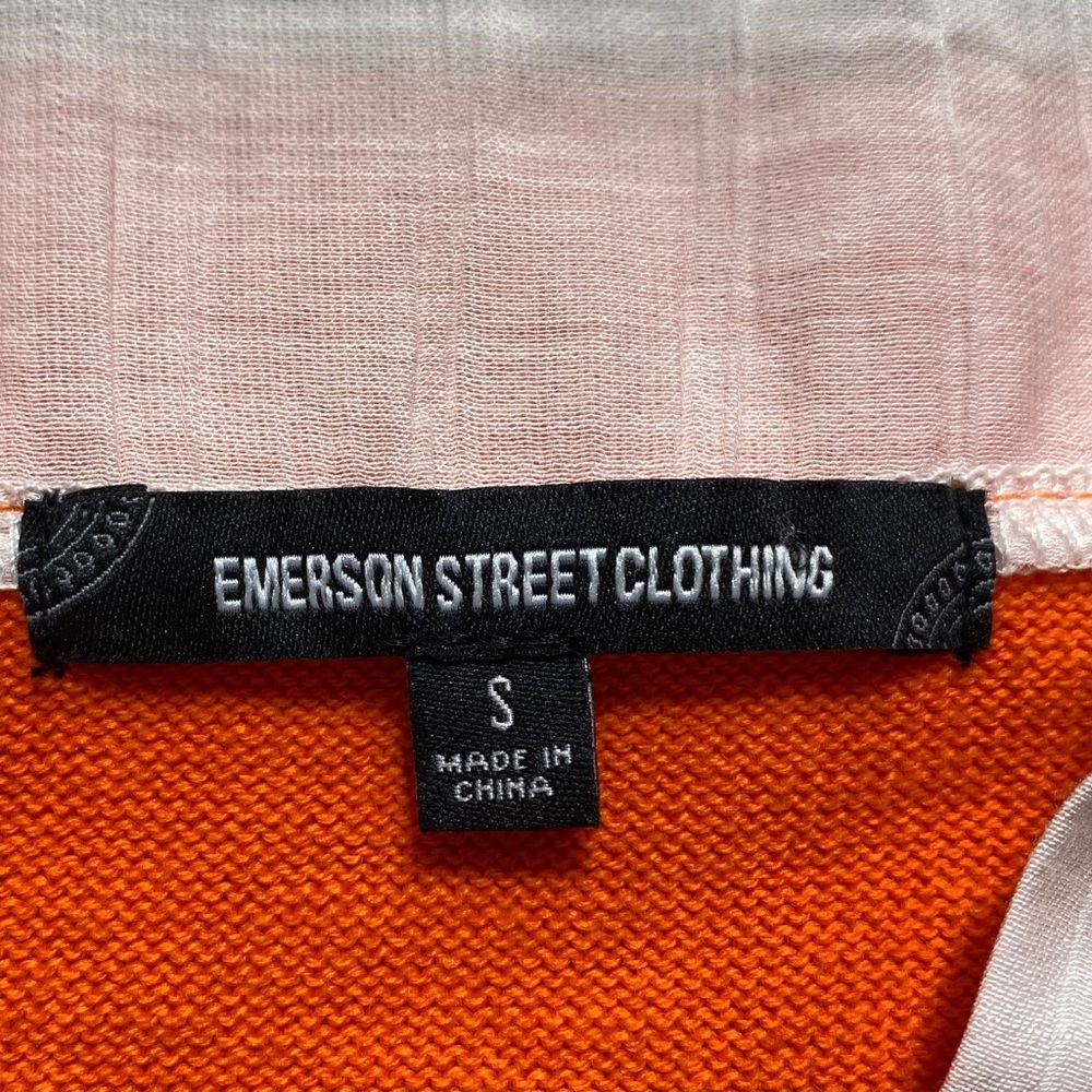 Emerson Street‎ Clothing Womens OSU Cowboys Built In Short Sweater Small Orange - Picture 7 of 8